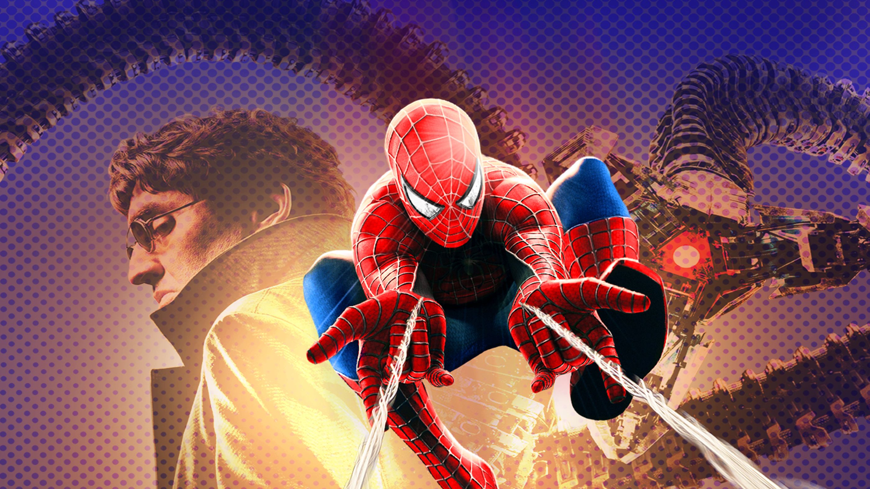 Спайдер ман 2. Человек паук 2004. Человек паук Сэма Рэйми 2. Человек паук 2 2004 Постер.