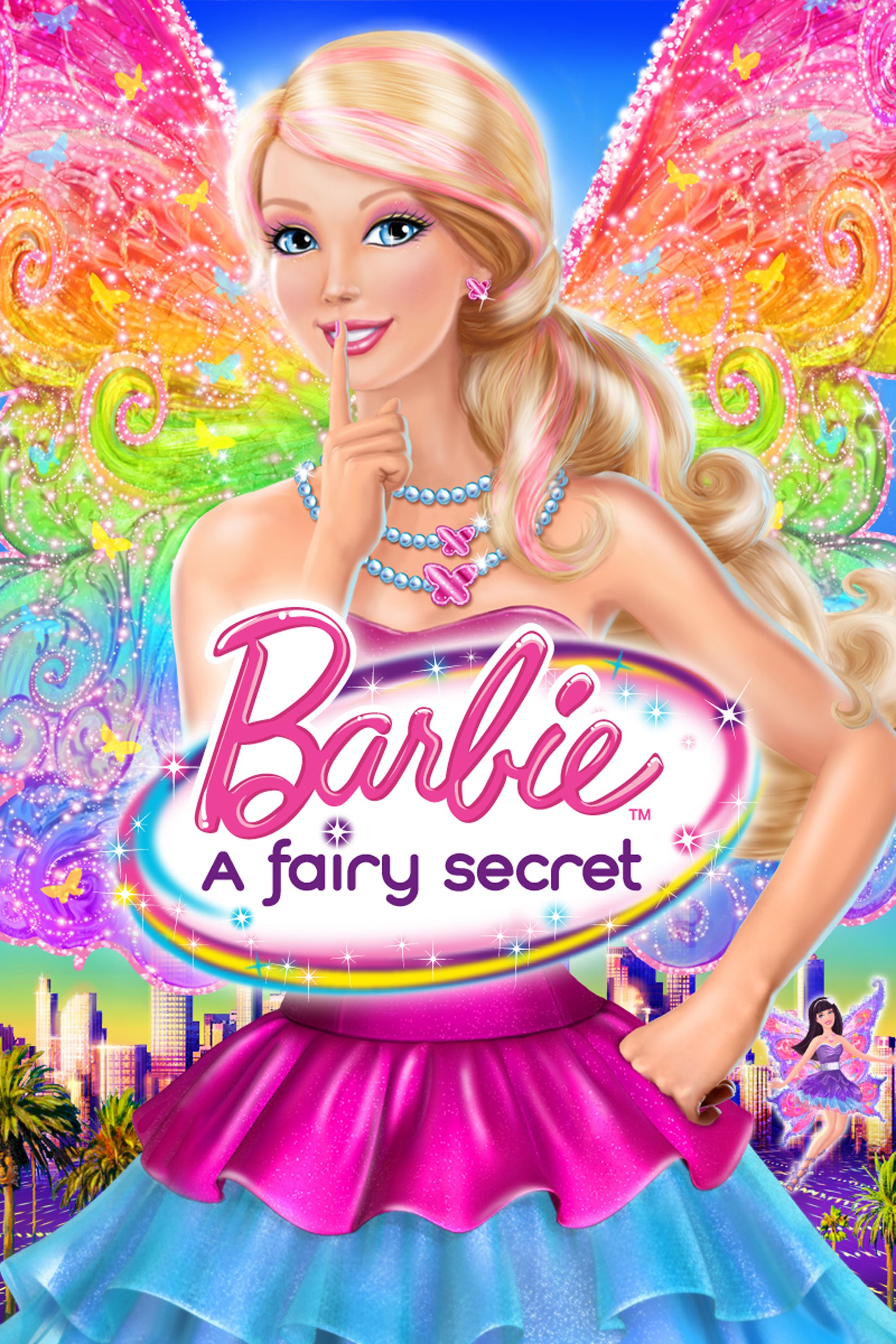 Barbie Mariposa And The Fairy Princess Official DVD Cover HD - Barbie ...