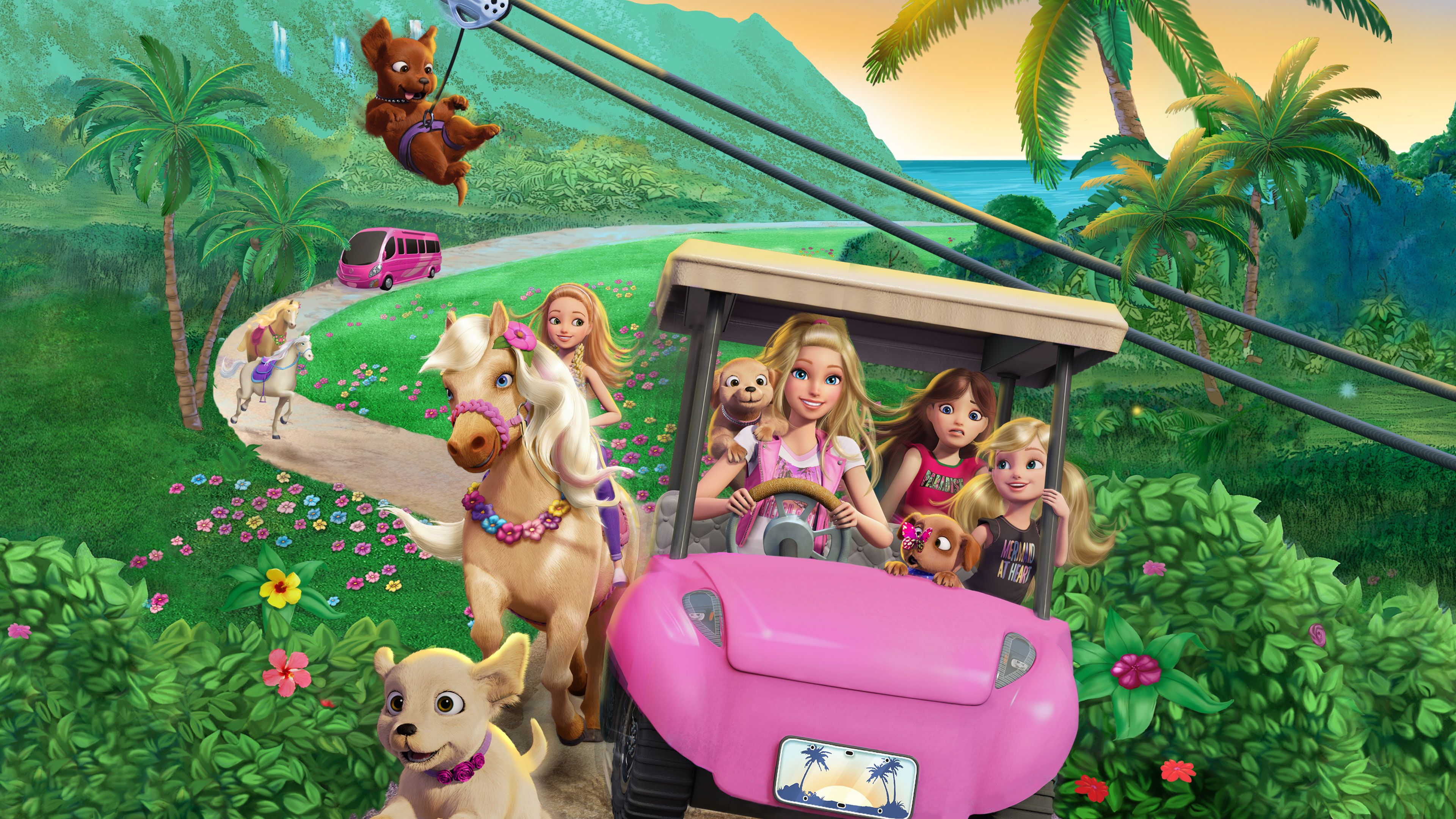 barbie in puppy chase