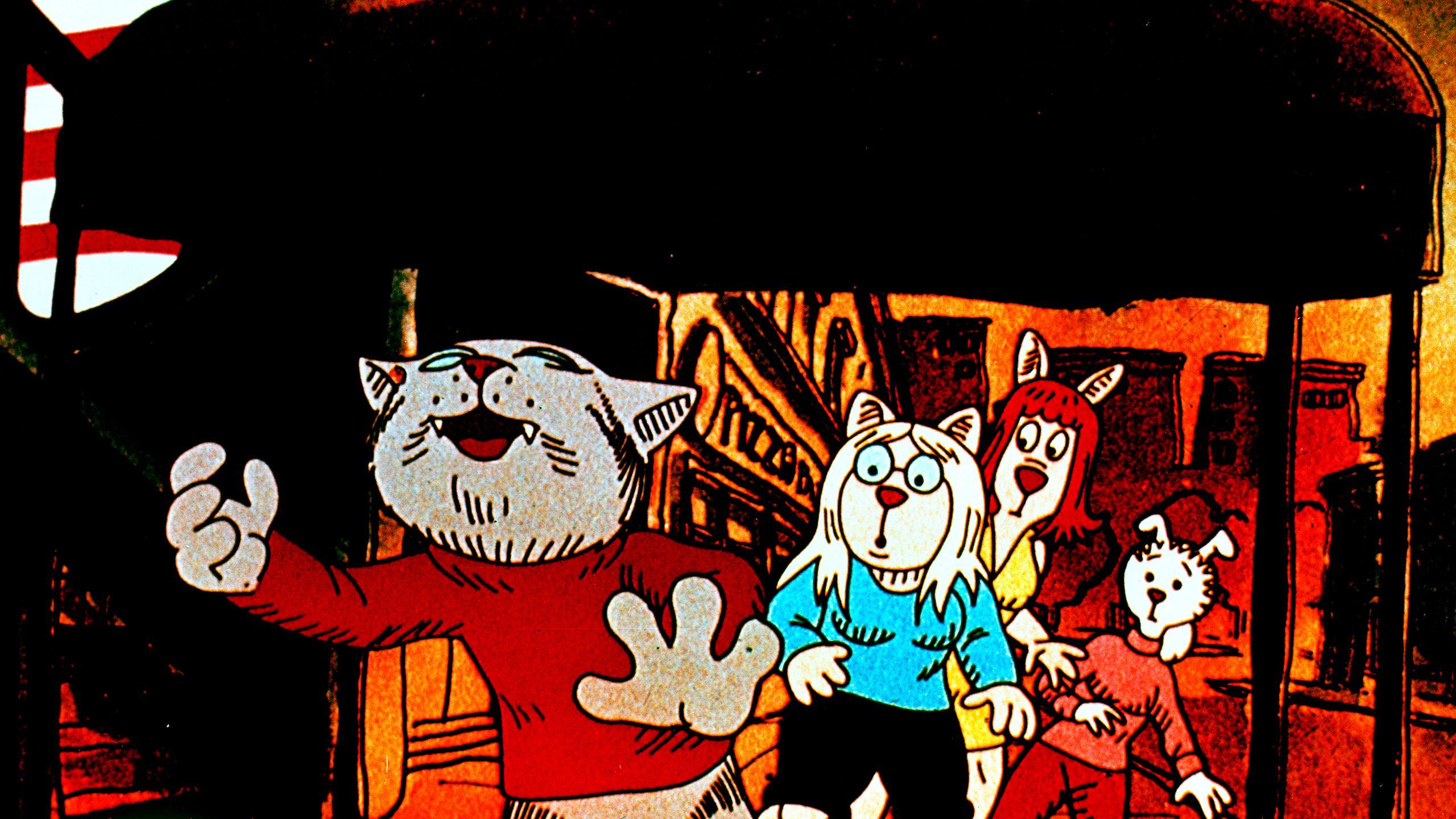 Кот фриц на русском. Кот Фриц 2. Fritz the Cat Дюк.