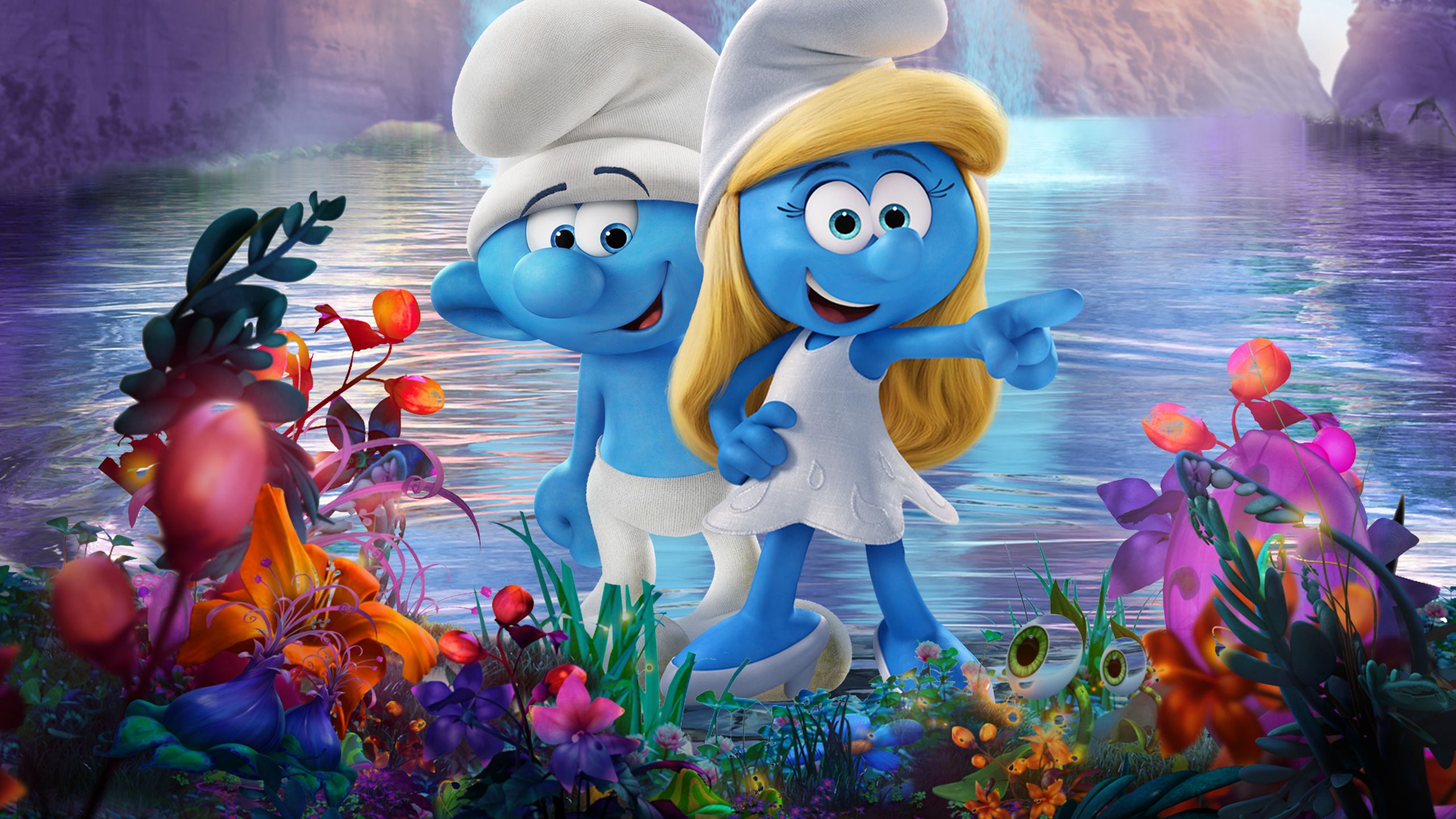 Smurfs the lost village. Смурфетта Затерянная деревня. Смурфики Смурфетта. Смурфик Ворчун и Смурфетта. Смурфики Затерянная деревня Смурфетта.