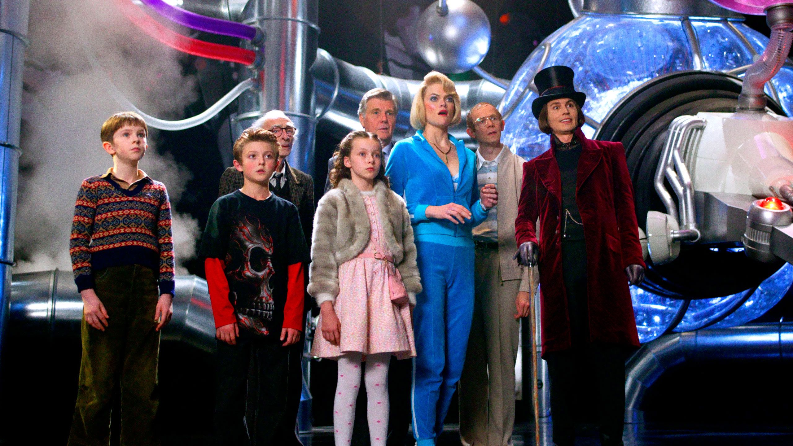 Willy Wonka And The Chocolate Factory Johnny Depp Cast